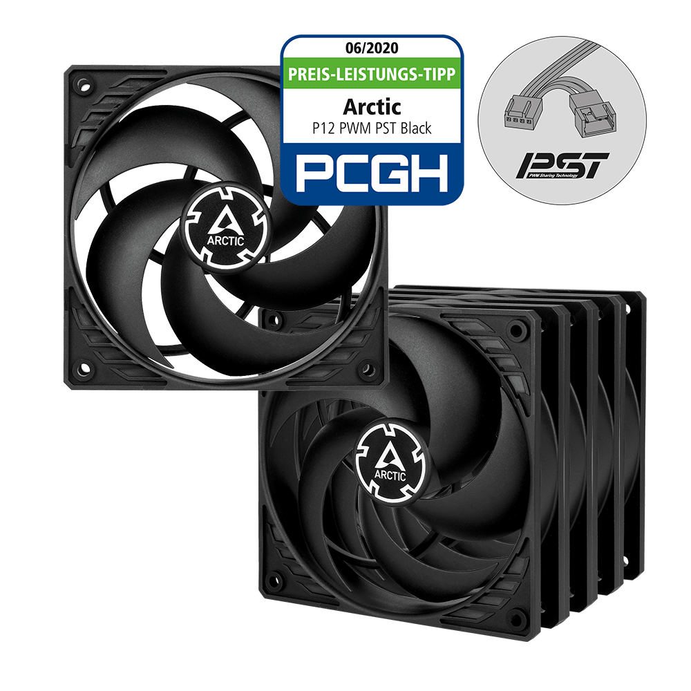Arctic P12 PWM PST 5-pack